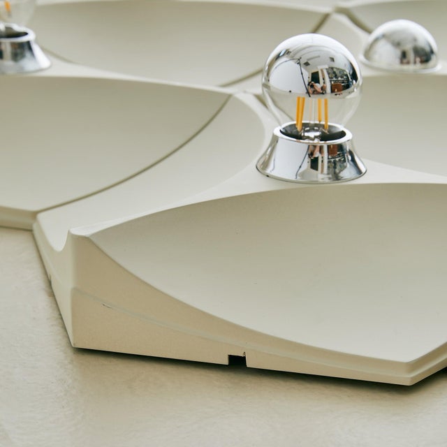 1960s Hoffmeister German Modular Ivory Sconces - Set of 13 For Sale - Image 13 of 18