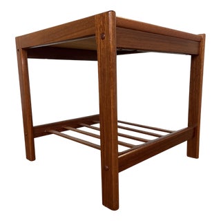 Mid-Century Modern Danish Teak Side Table from BRDR Furbo, 1960s For Sale