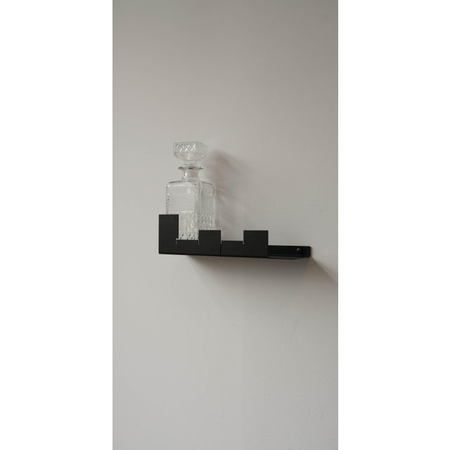 NVMD City Floating Shelf in Black Steel from EMKO, Set of 2 For Sale - Image 13 of 15