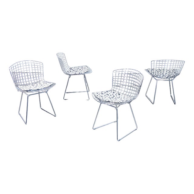 Model 420 Chairs by H. Bertoia for Knoll, 1952, Set of 4 For Sale