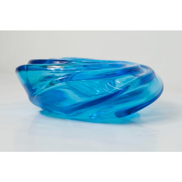 Handmade Swirl Murano Glass Candleholder by Vistosi, 2014 For Sale - Image 6 of 18