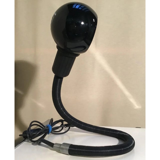 Contemporary Black Table Lamp by Isao Hosoe for Valenti Luce, 1968 For Sale - Image 3 of 7