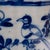 Early 20th Century Early 20th Century Blue & White Egg Jar with Lovebirds & Peonies For Sale - Image 5 of 5