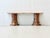 Stone Console Table in Reddish-Brown Marble, Italy For Sale - Image 7 of 18