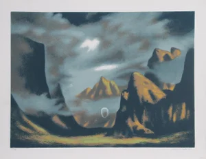Clarence Holbrook Carter, Eschantos #18, Serigraph