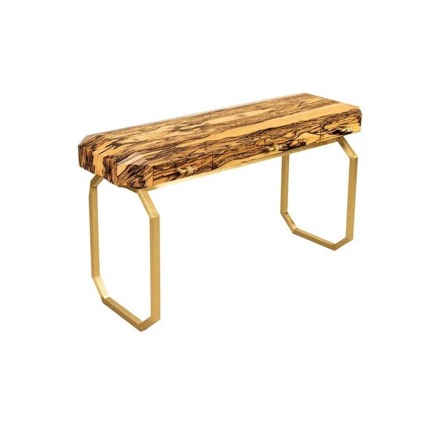 Not Yet Made - Made To Order Vertigo Royal Ebony Console Table by Memoir Essence For Sale - Image 5 of 6