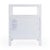 Wood Nora 21 in. W Rectangular Wood 2 Drawer Nightstand with Open Shelf, White For Sale - Image 7 of 9