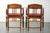 Art Nouveau / Jugendstil Dining Chairs with Red Fabric Upholstery from Schuitema, Set of 2 For Sale - Image 3 of 15