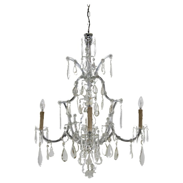 Maria Theresa Crystal Chandelier, Austria, 1900s For Sale