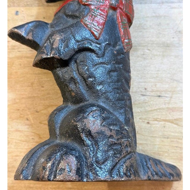 Metal Original Painted Iron Scotty Dog Doorstop For Sale - Image 7 of 12