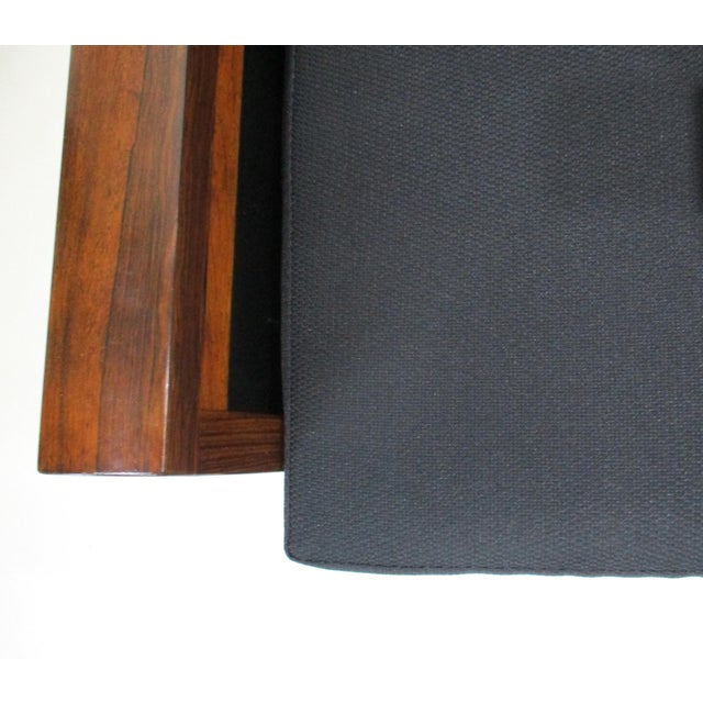 Black Knut Saeter Rosewood Upholstered Sofa for Hans Olsen Norway For Sale - Image 8 of 13