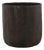 Modern Outdoor Dark Cocoa Composite Planter Large For Sale