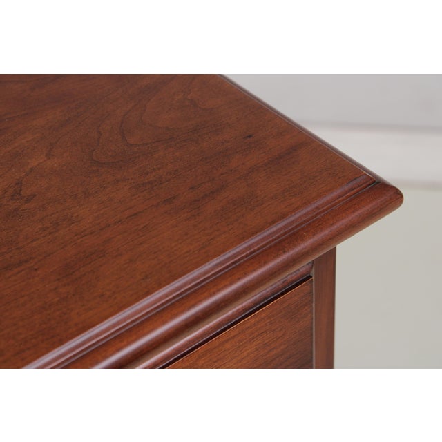 Henkel Harris Cherry 2 Over 4 Drawer High Chest For Sale - Image 9 of 15