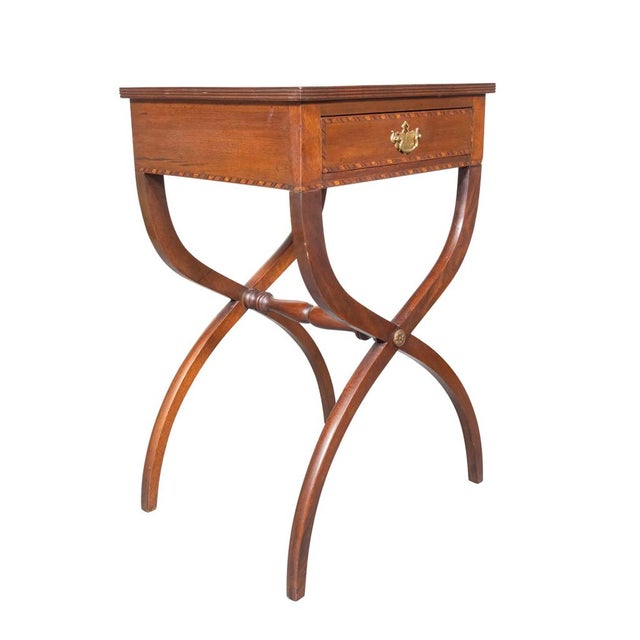 Pair of Regency Style Mahogany End Tables For Sale - Image 14 of 18