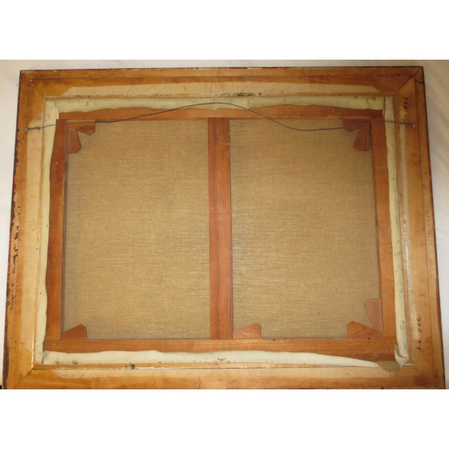 "Jacus" Jean Theobald Jacus Oil Painting of Oil Refinery Complex 1954 For Sale In New York - Image 6 of 8