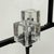 Marian Jamieson "Kellen" Chandelier, Blackened Steel & Murano Glass Style Shades For Sale - Image 12 of 18