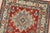 Kazak Runner 2’6” X 6’7” Red Wool Tribal Hand-Knotted Oriental Rug For Sale In Philadelphia - Image 6 of 12