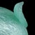 Glass Antique Murano Avem 1932 Pulegoso Teal Green Bubbles Italian Art Deco Glass Footed Flower Vase For Sale - Image 7 of 9
