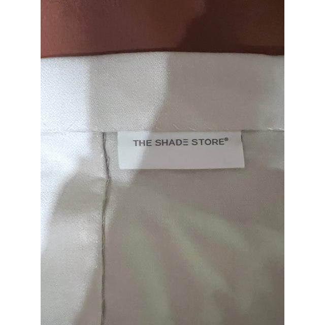 The Shade Store The Shade Store Wool Flannel Drapes in Glacier & Hardware - 7 Piece Set For Sale - Image 4 of 12