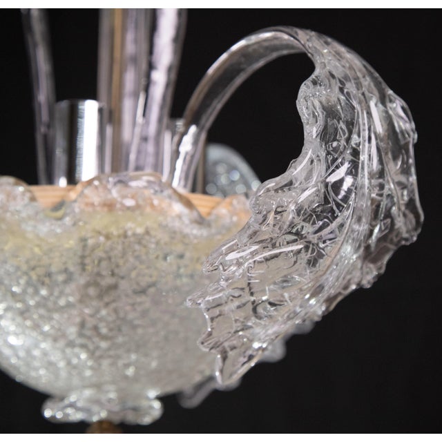 Italian Vintage Murano Chandelier, 1970s For Sale - Image 3 of 12