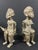 ITEM NAME: Pair of African Tribal Art Benin Bronze Royal Statue ORIGIN: Nigeria AGES: Late 20th Century MATERIALS: Bronze...