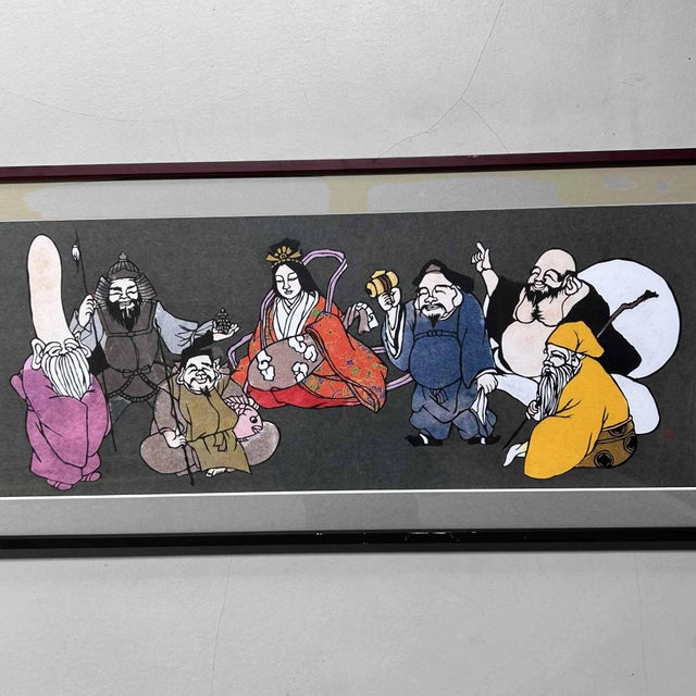 Japanese Wall Decoration For Sale - Image 4 of 15