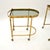 Vintage Italian Nesting Tables in Brass, 1970s, Set of 3 For Sale - Image 9 of 11