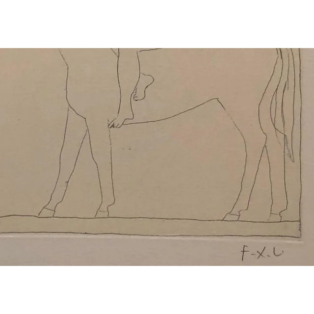 Francois-Xavier Lalanne, Woman and Horse, 2002, Etching For Sale - Image 4 of 6