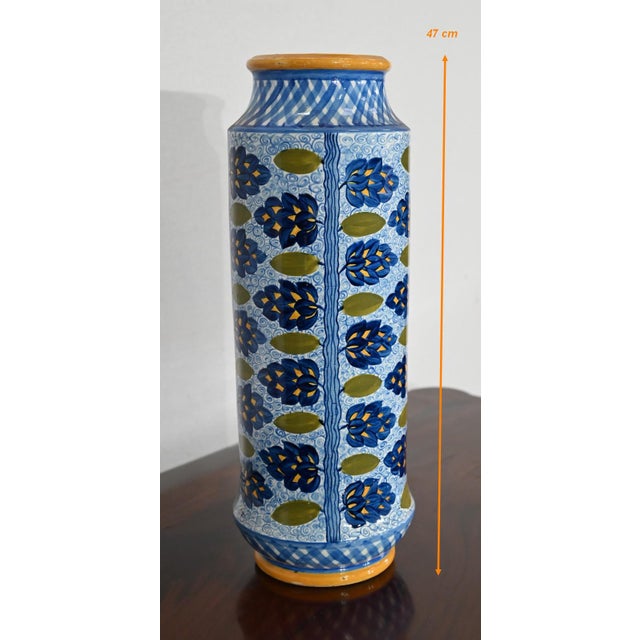 Porcelain Roller Vase, 20th Century For Sale - Image 15 of 17