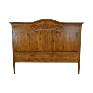 French Country Style Quality High Back Pine King Headboard For Sale
