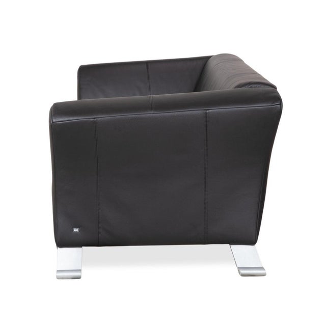 Leather and Metal 322 Two-Seater Sofa from Rolf Benz For Sale - Image 12 of 13