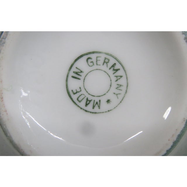 White German Lusterware Niagara Falls Decal Bud Vase Ceramic Iridescent Finish 5045b For Sale - Image 8 of 11