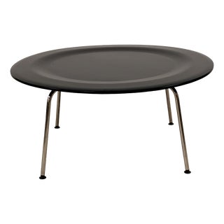 CTM Coffee Table in Black Ash Wood by Charles and Ray Eames for Vitra, 2000s For Sale