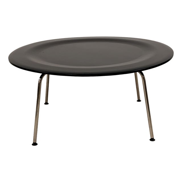 CTM Coffee Table in Black Ash Wood by Charles and Ray Eames for Vitra, 2000s For Sale