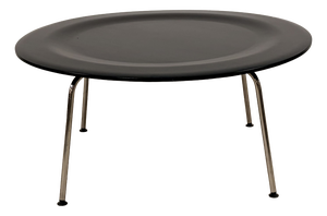 CTM Coffee Table in Black Ash Wood by Charles and Ray Eames for Vitra, 2000s