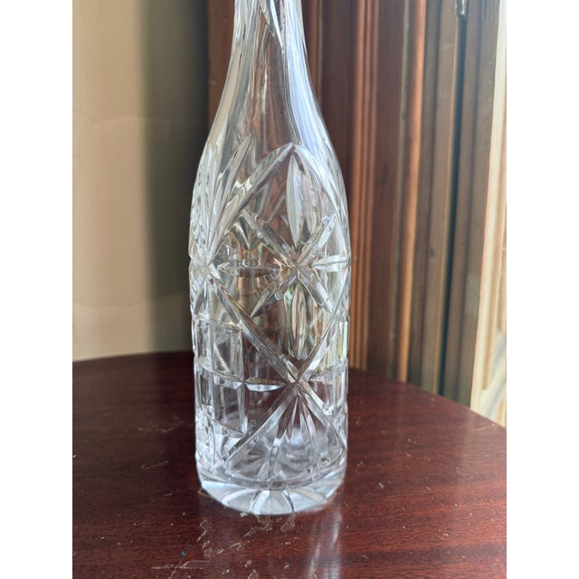 Late 19th Century Mid Century Modern Crystal Decanter For Sale - Image 11 of 11