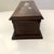 The mother of pearl bird and flower inlay make this rectangular box exquisite. Red tufted satin lining. Size: 13.5" w, 5"...