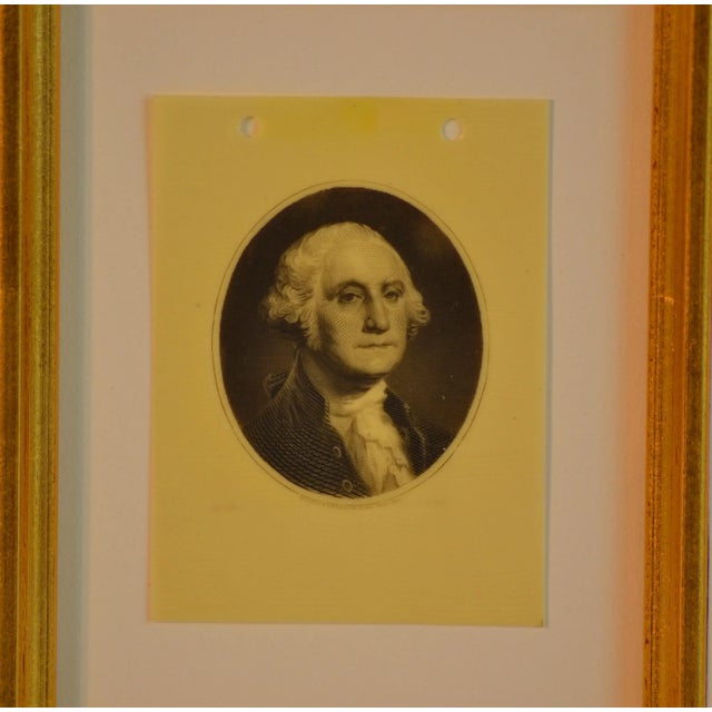 Figurative Antique Cellulite Images of George & Martha Washington For Sale - Image 3 of 4