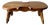 Vintage 1976 Amana Furniture Solid Walnut Violin-Shaped Hearth Bench / Footstool For Sale