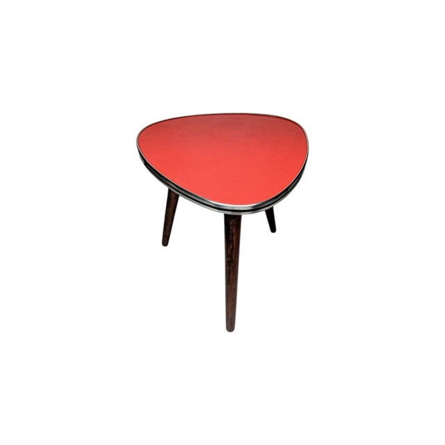 Vintage Side Table with Formica Top and Tapered Legs For Sale - Image 9 of 9