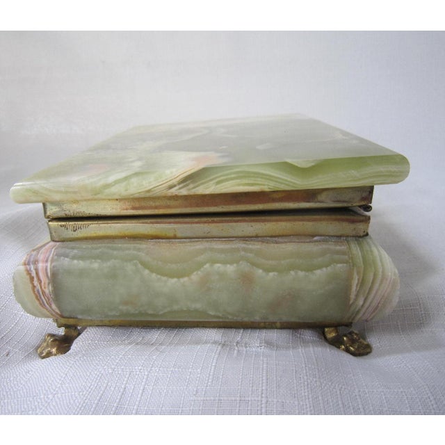 1970s Italian Onyx Jewelry Box For Sale - Image 5 of 6