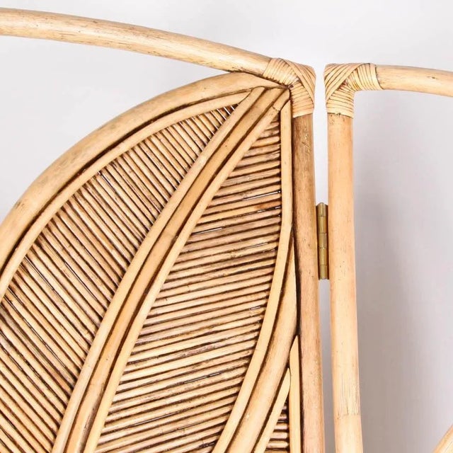 1990s Double Side Rattan Screen For Sale - Image 5 of 10