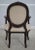 Pair Medallion Back Upholstered Open Armchairs For Sale - Image 4 of 12