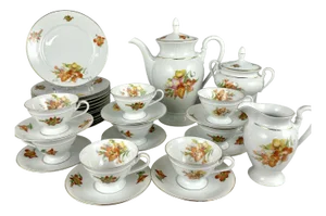Vintage Tea and Coffee Set, Set of 31