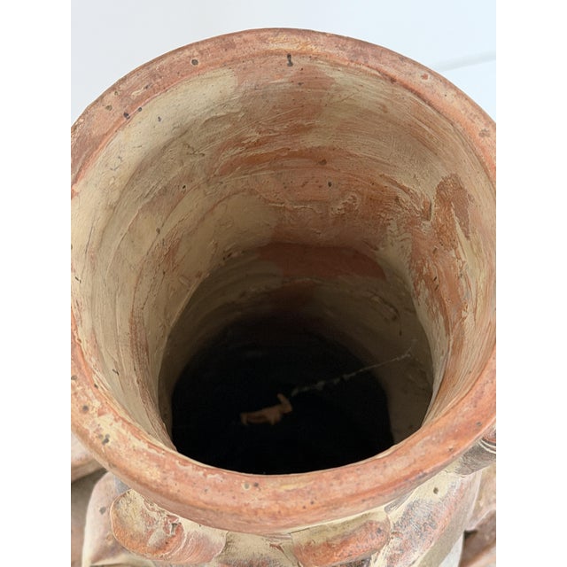 Mid-20th Century Mesoamerican Zapotec Style Terracotta Effigy Vessel, 1950s For Sale - Image 6 of 7