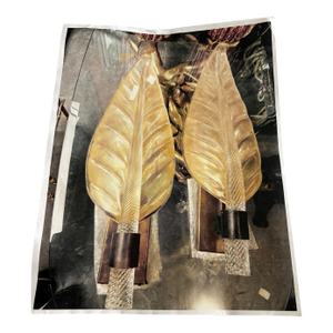 1960s Pair of Art Deco Wall Sconces