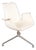 Danish Model FK 6725 Armchair in White Leather and Chromed Steel by Preben Fabricius and Jørgen Kastholm for Walter Knoll, 2000s For Sale