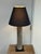 Rustic Restoration Hardware 19th Century Zinc Column Table Lamp For Sale - Image 3 of 12