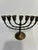 Vintage Solid Brass Seven-Branch Menorah Candelabra For Sale - Image 9 of 9