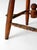 Brown Antique Primitive Wood Stool For Sale - Image 8 of 12